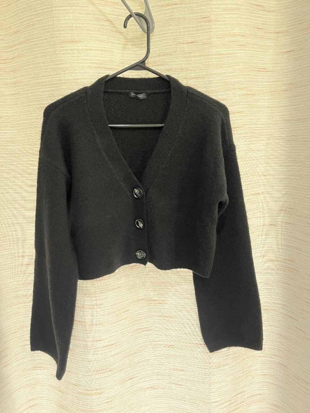Women's Black Small Crop Top Sweater Dynamite (116)